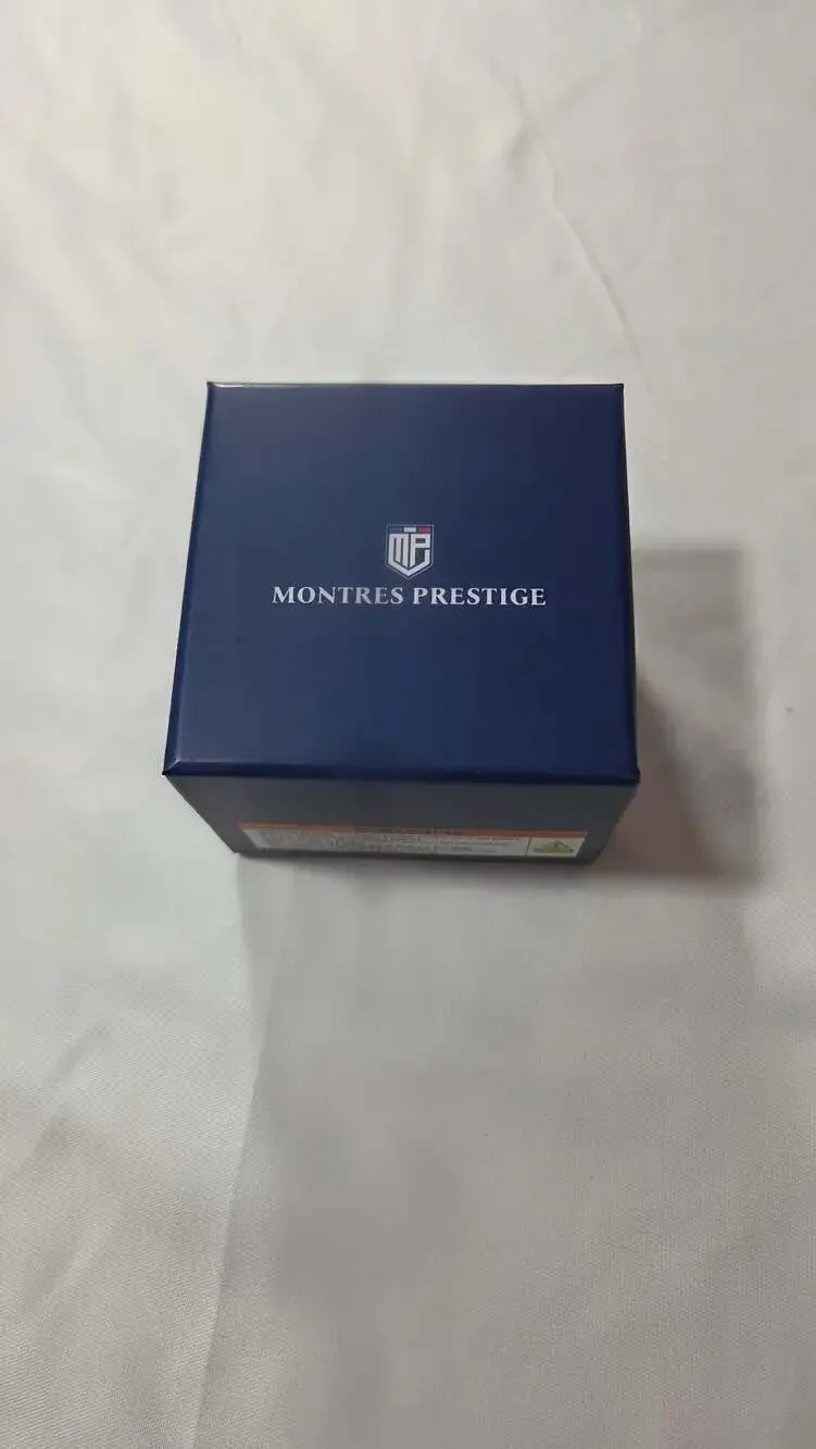 Montres Prestige MPW-0093 Gold Tone Stainless Steel Watch Blue Dial